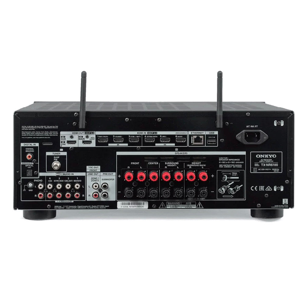 Onkyo TX-NR6100 7.2 Channel AV Receiver